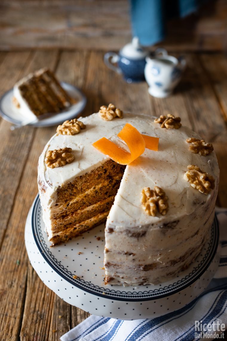 Come fare la carrot cake americana
