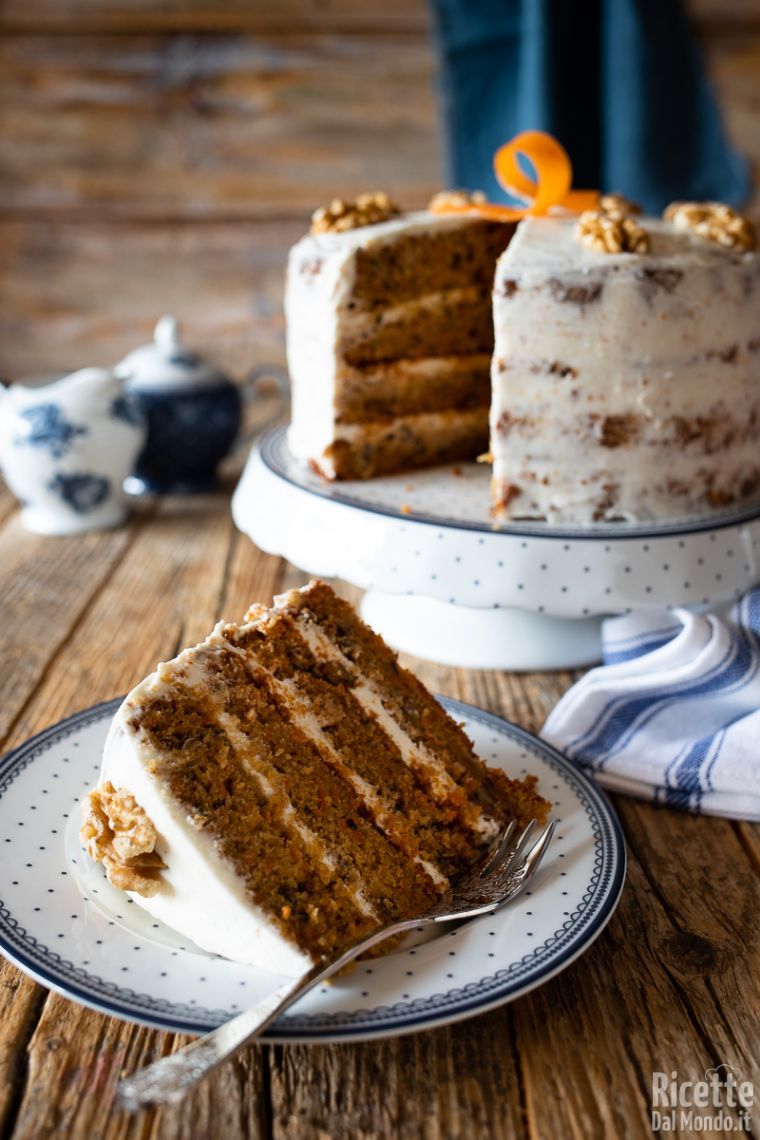 Carrot cake, la ricetta originale
