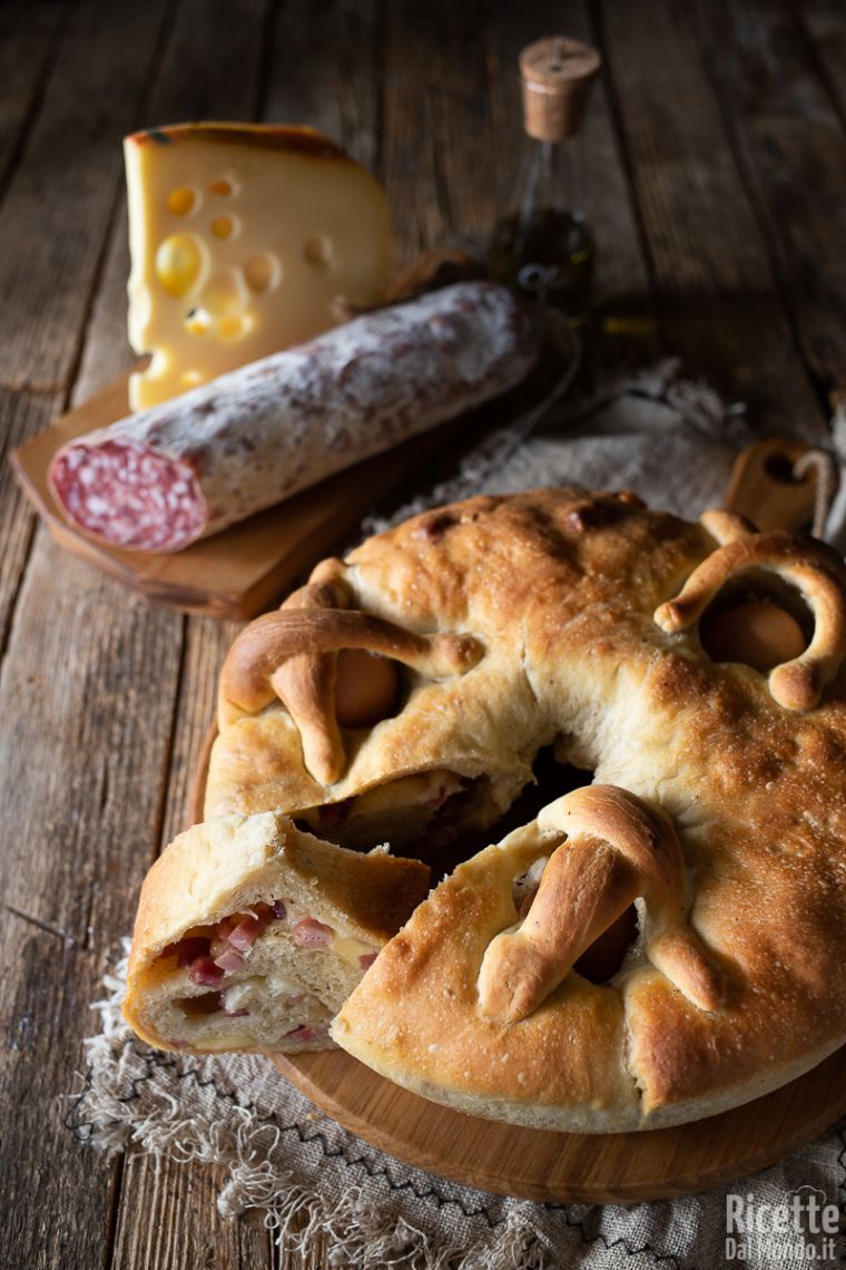 Come fare il casatiello napoletano all'olio (senza strutto)