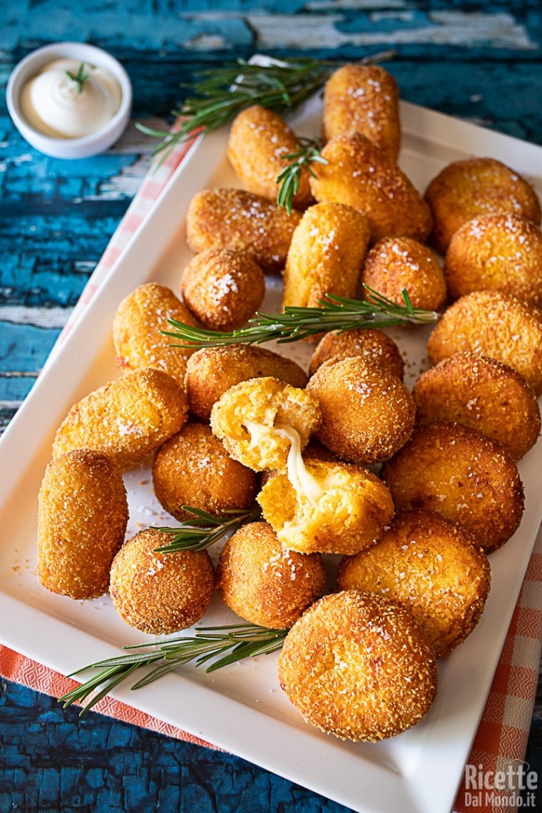 Ricetta crocchette di patate e zucca