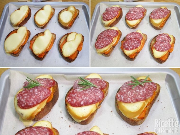 Completare con un breve passaggio in forno