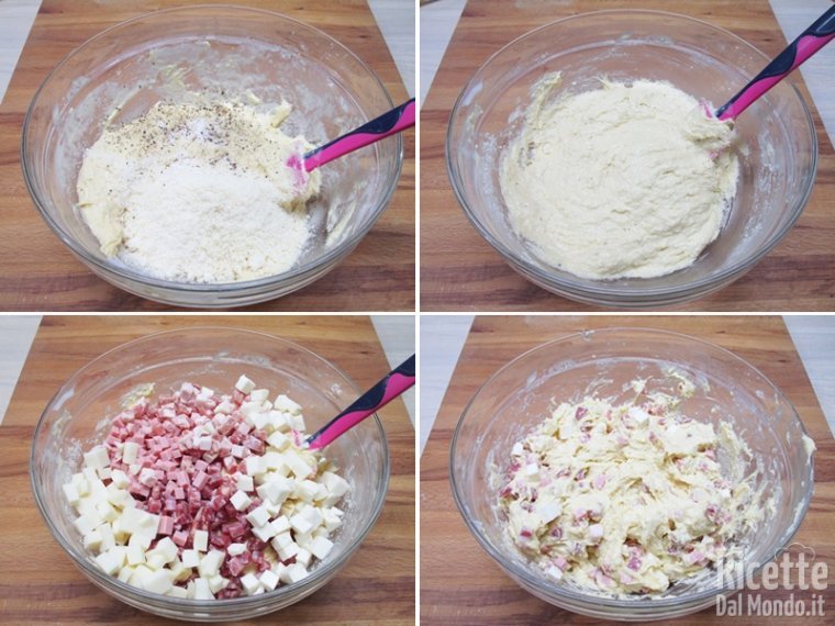 Aggiungere salumi e formaggi