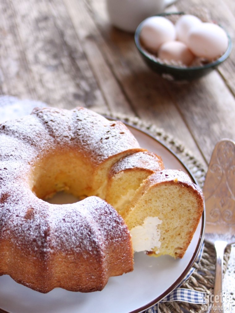 Ricetta ciambella con crema diplomatica