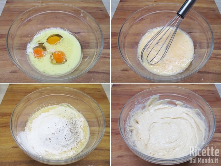 Preparare l'impasto