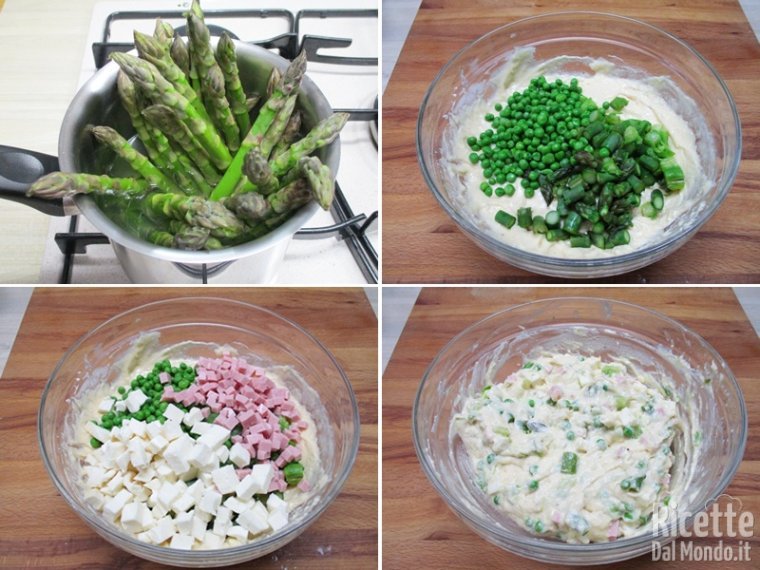 Aggiungere gli ingredienti della farcitura