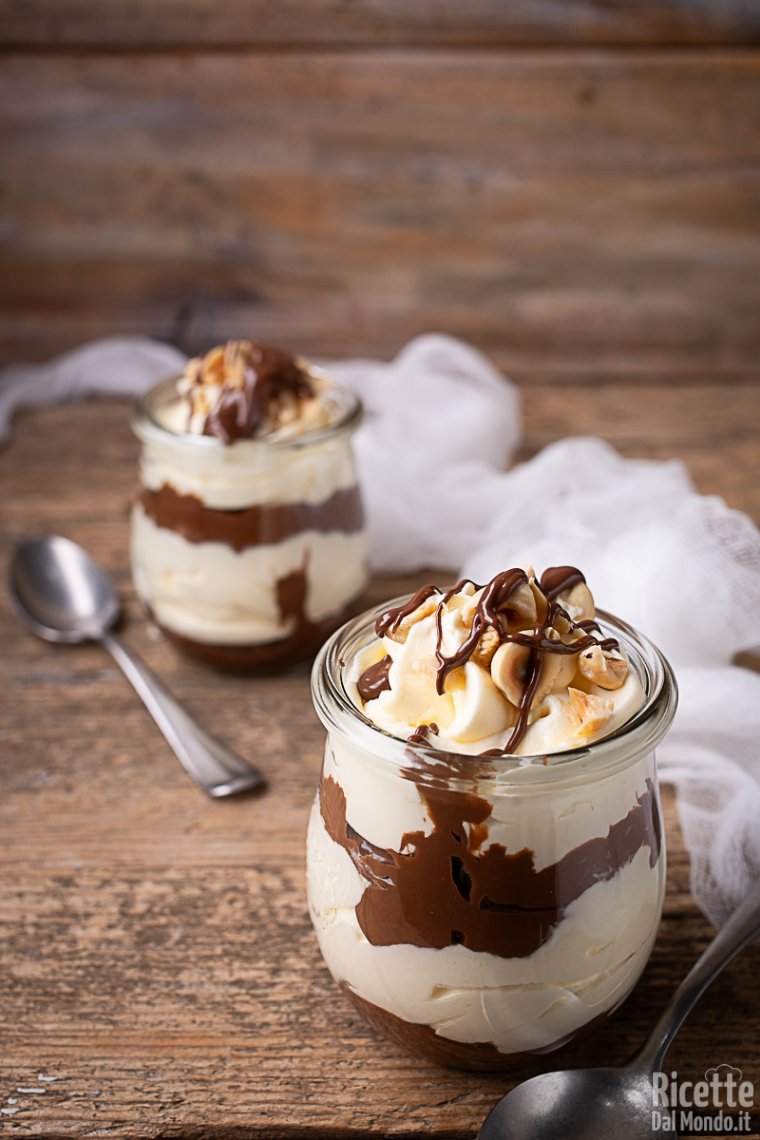 Ricetta coppe di crema al mascarpone e Nutella