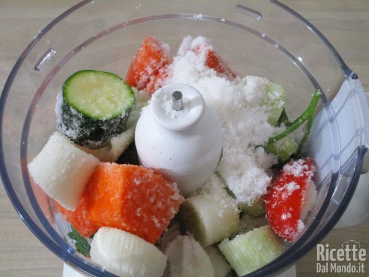 Frullare le verdure