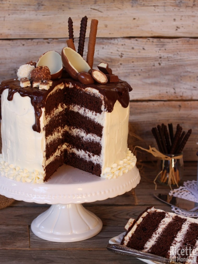 Come fare una drip cake al kinder