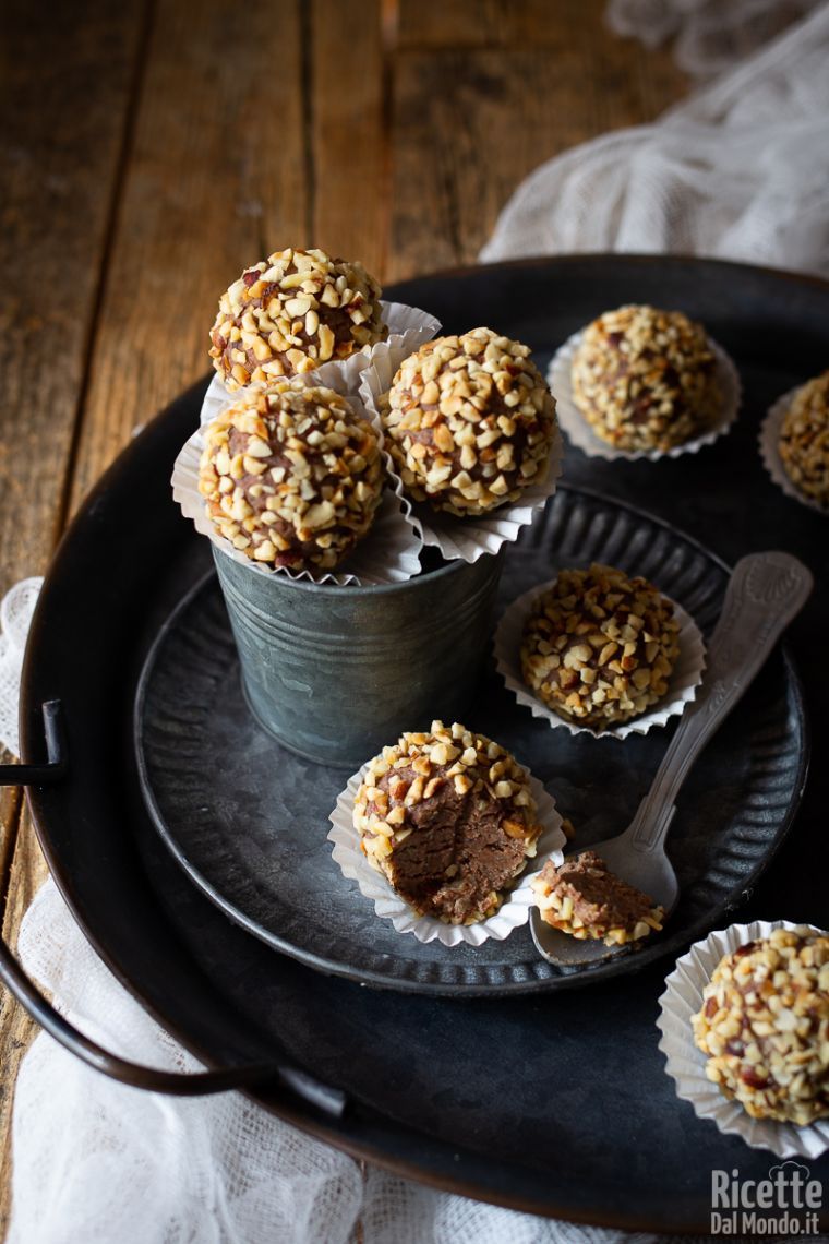 Come fare i dolcetti di castagne e cioccolato