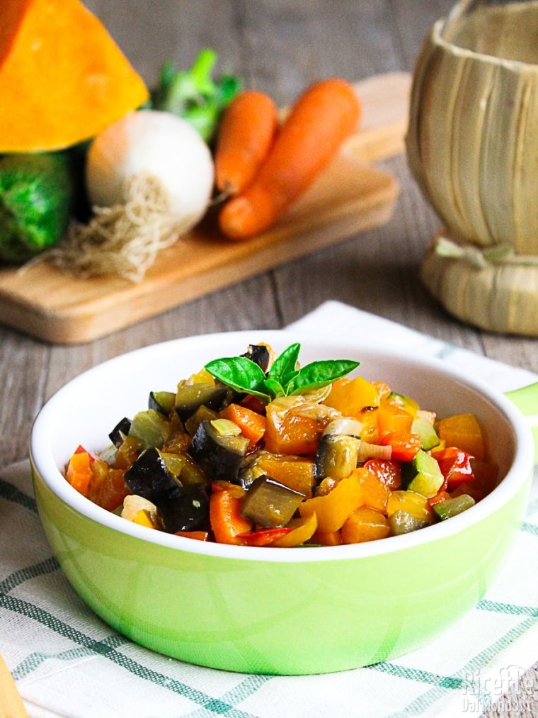 Ricetta dadolata di verdure di stagione