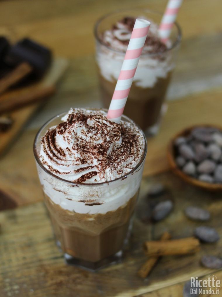 Frappè al cioccolato senza gelato