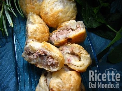 Ricetta Fagottini di Pasta Sfoglia con Sorpresa
