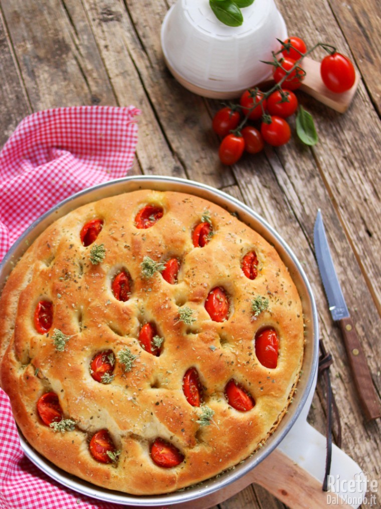 Ricetta focaccia morbida alla ricotta