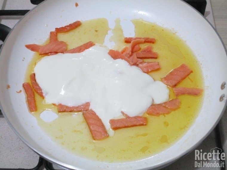 Farfalle al salmone affumicato 6