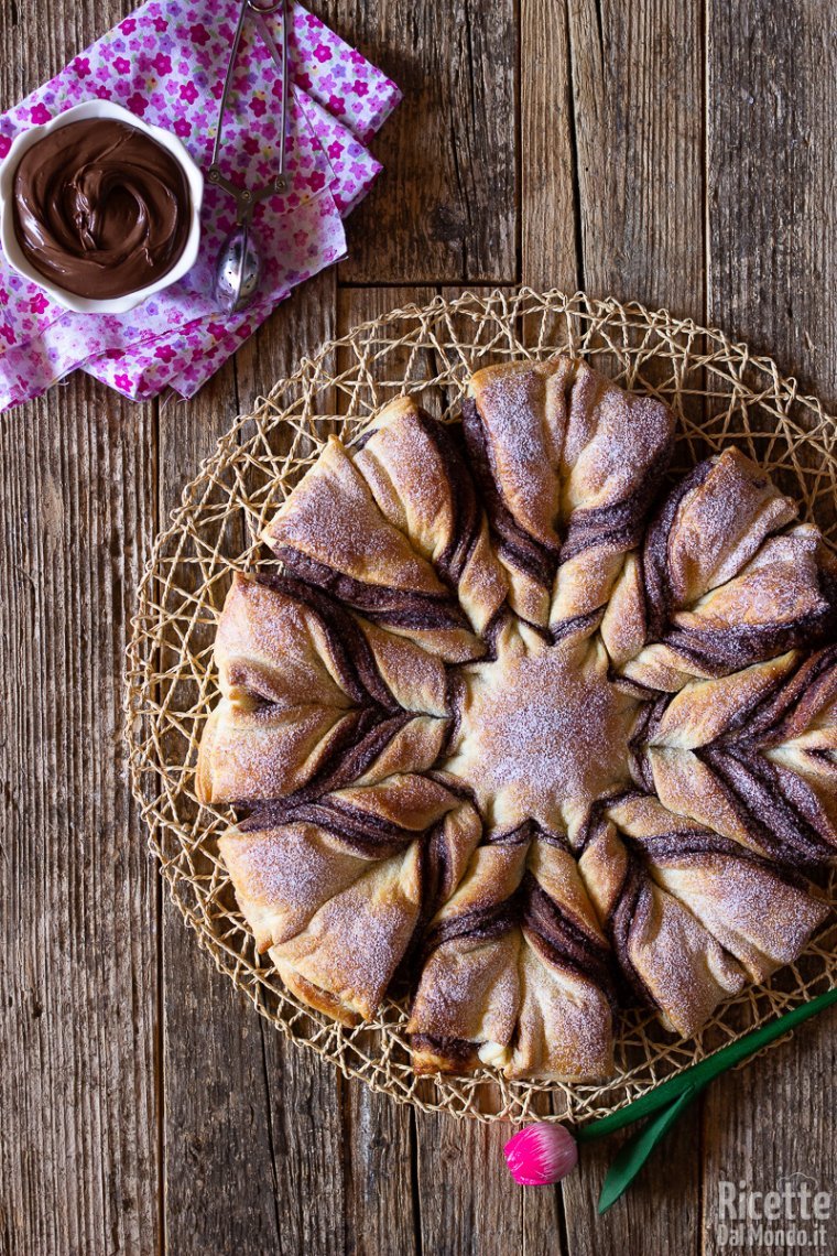 Stella Di Natale Alla Nutella.Fiore Di Pasta Sfoglia Alla Nutella Marianna Pascarella