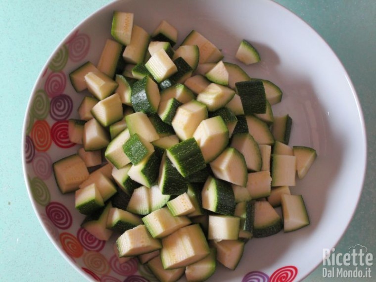 Frittata vegana di zucchine senza uova 2