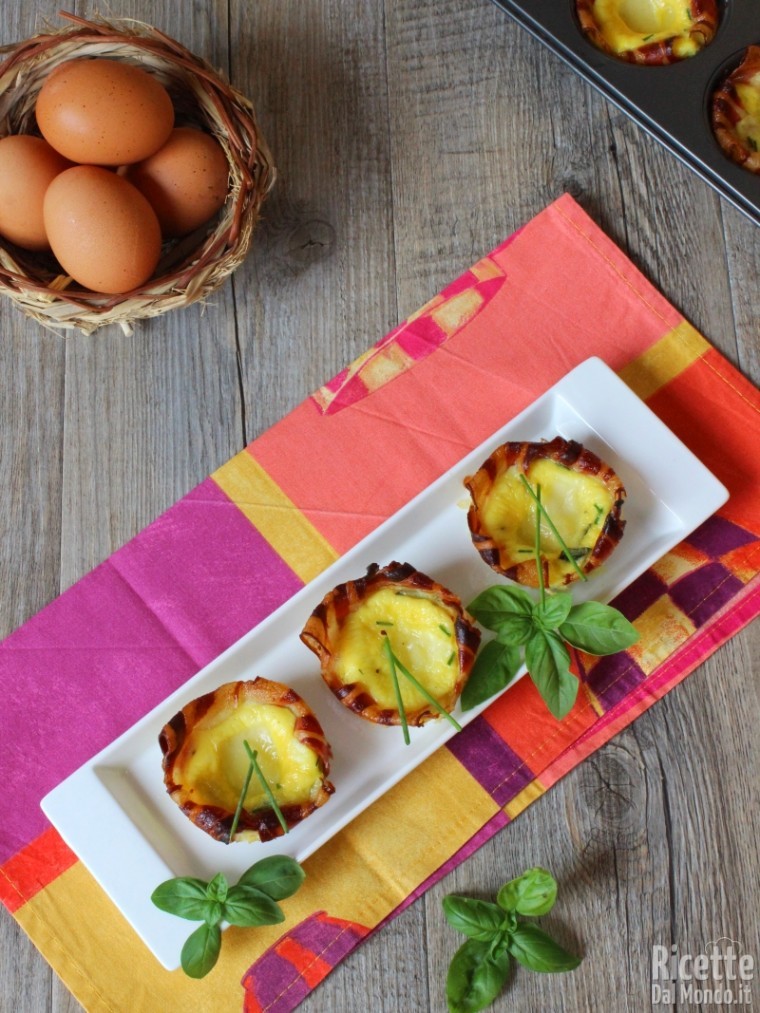 Come fare le frittatine nella pancetta