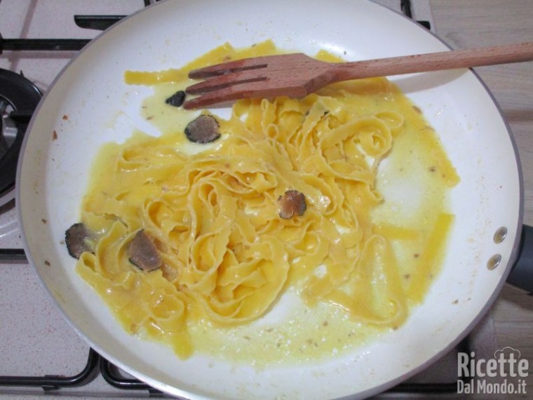 Fettuccine con il tartufo 6