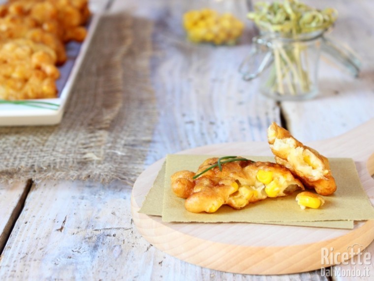 Ricetta frittelle di mais