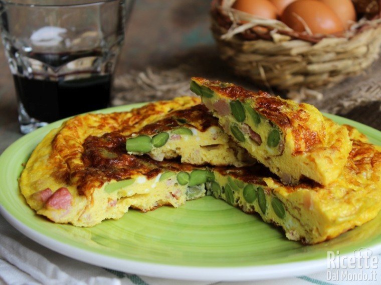 Ricetta frittata con fave e pancetta