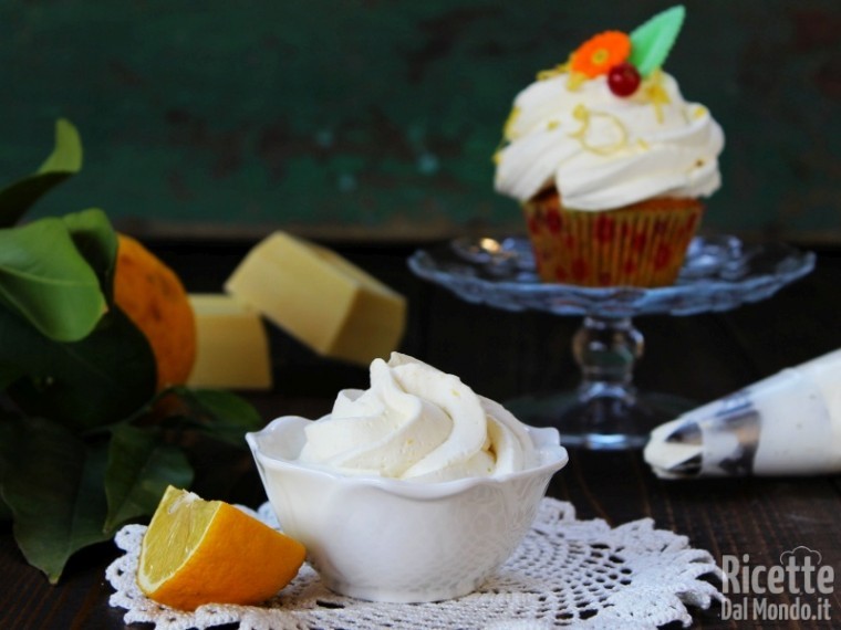 Ricetta Frosting al cioccolato bianco e limone