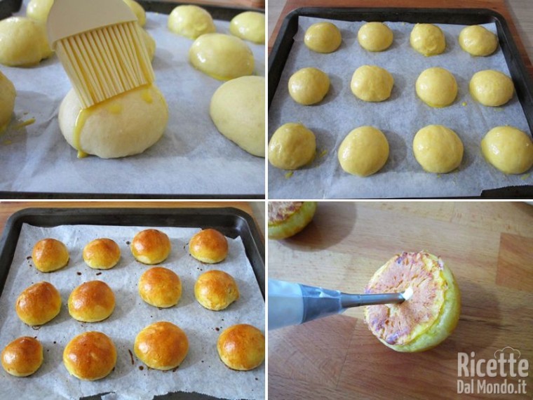 Fiocchi di neve di Poppella - brioche con crema di latte e ricotta 11