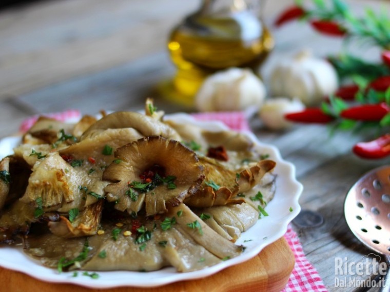 Ricetta funghi pleurotus al forno piccanti