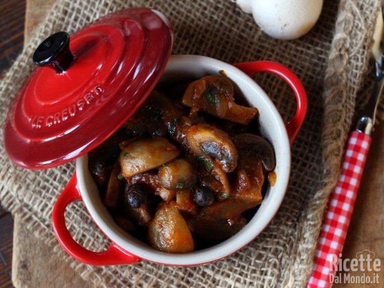 Ricetta funghi in umido