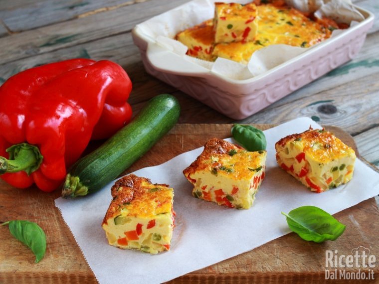 Ricetta frittata di verdure al forno