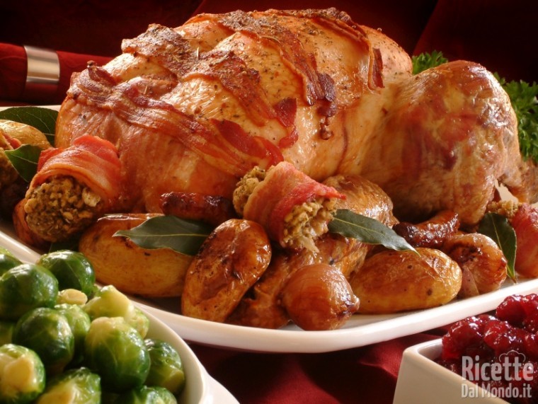 Festa del ringraziamento: tacchino ripieno
