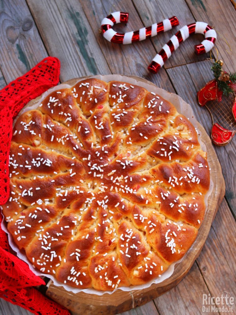 Ricetta della focaccia della befana dolce