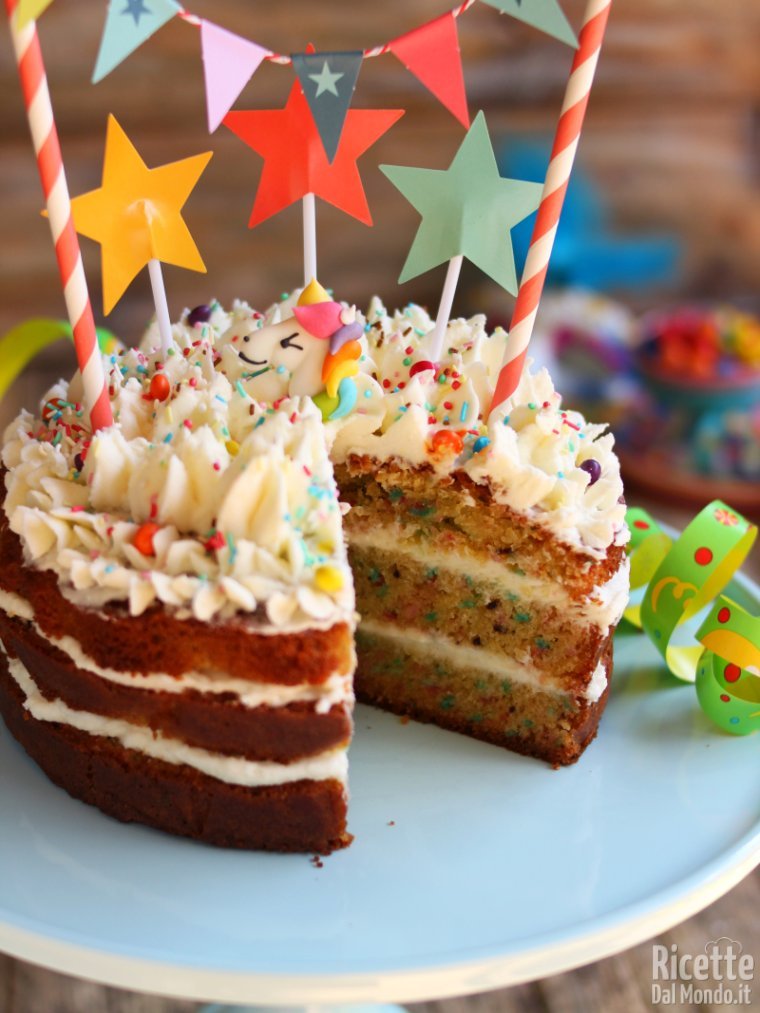 Sprinkle cake di Carnevale