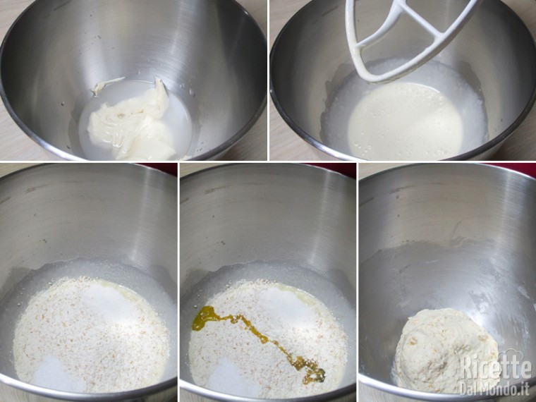 Preparare l'impasto con l'esubero di lievito madre
