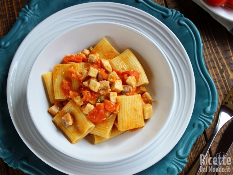 Ricetta Gigantoni al ragù di pesce spada