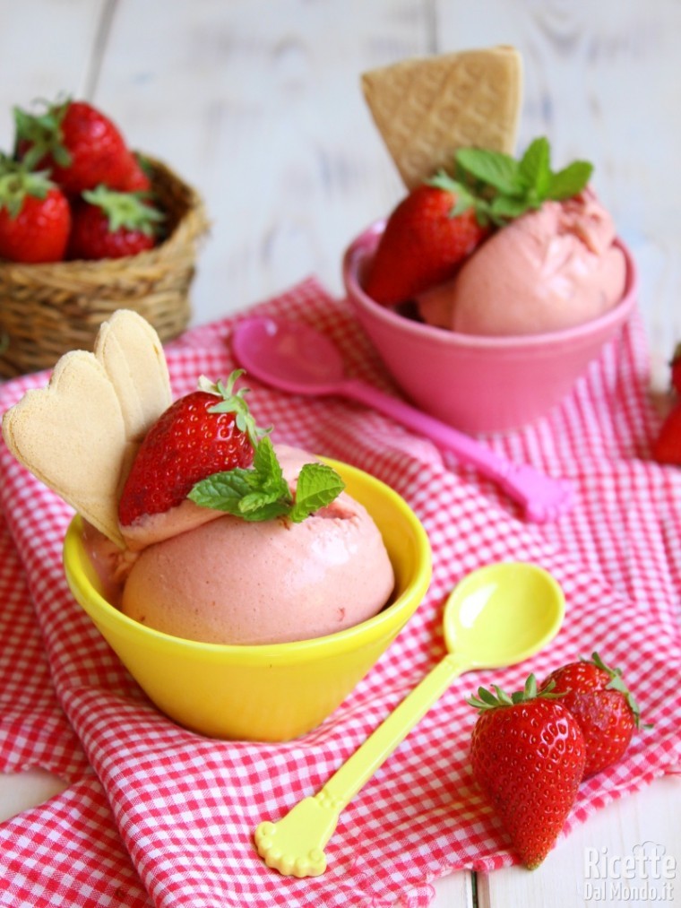 Come fare il gelato alla fragola