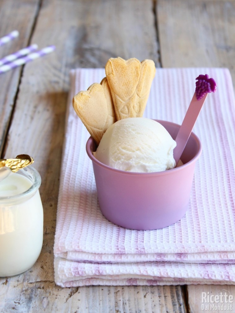Gelato allo yogurt fatto in casa | RicetteDalMondo.it