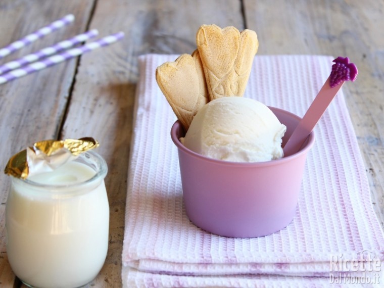 Gelato allo yogurt fatto in casa | RicetteDalMondo.it