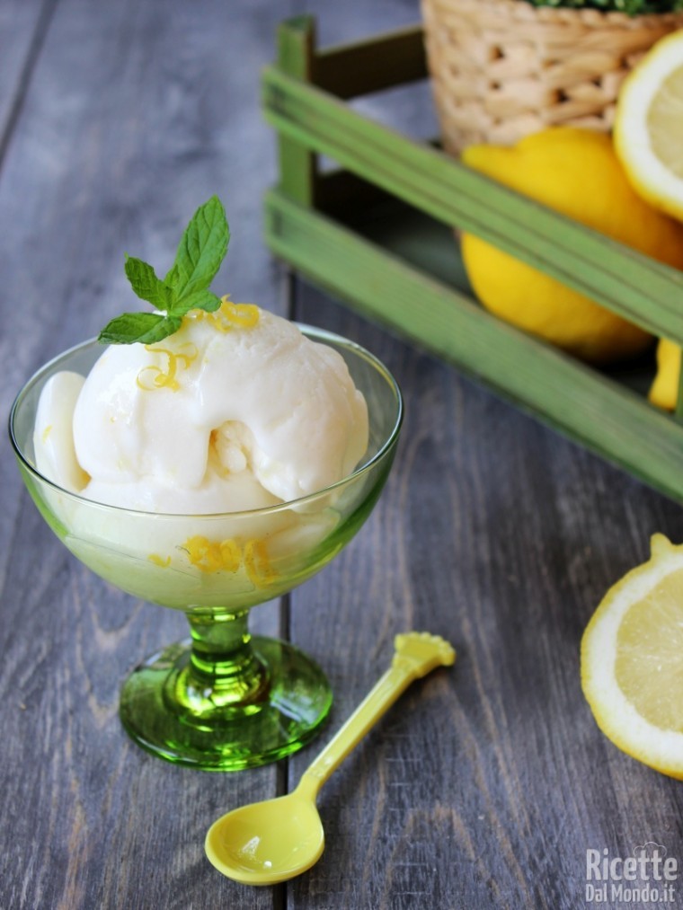 Come fare il gelato al limone