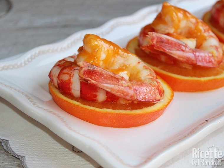 Come fare i gamberoni all'arancia