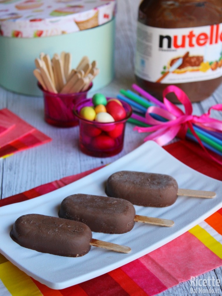 Come fare i ghiaccioli alla Nutella