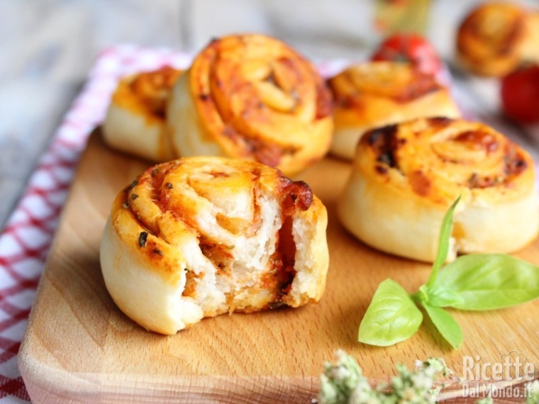 Ricetta girelle di pizza