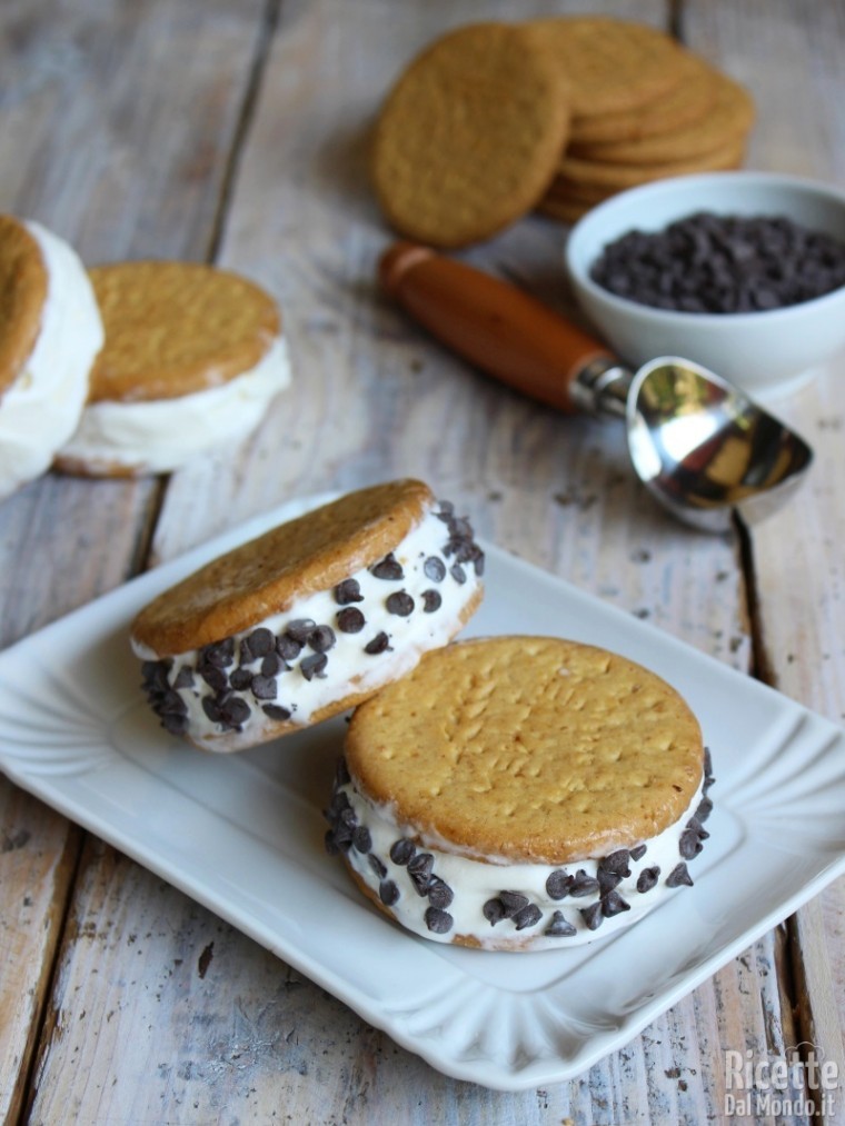 Ricetta gelato biscotto cookies