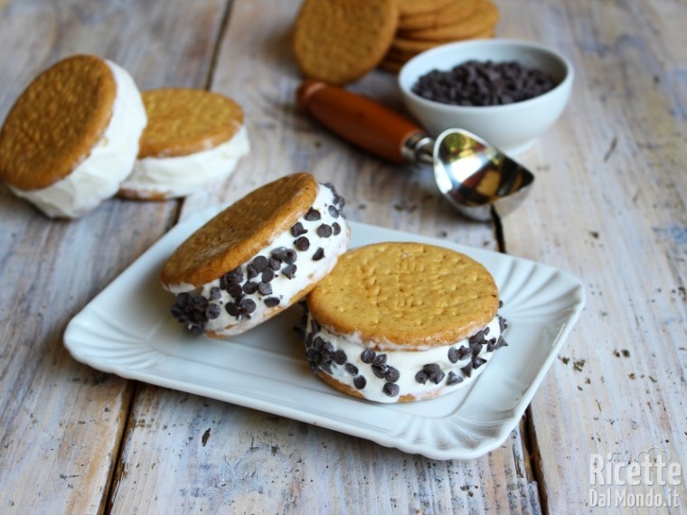 Gelato biscotto cookies