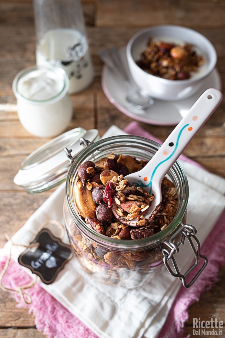 Granola croccante ed energetica