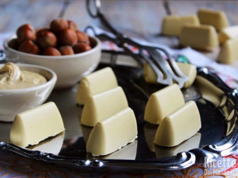 Gianduiotti bianchi fatti in casa