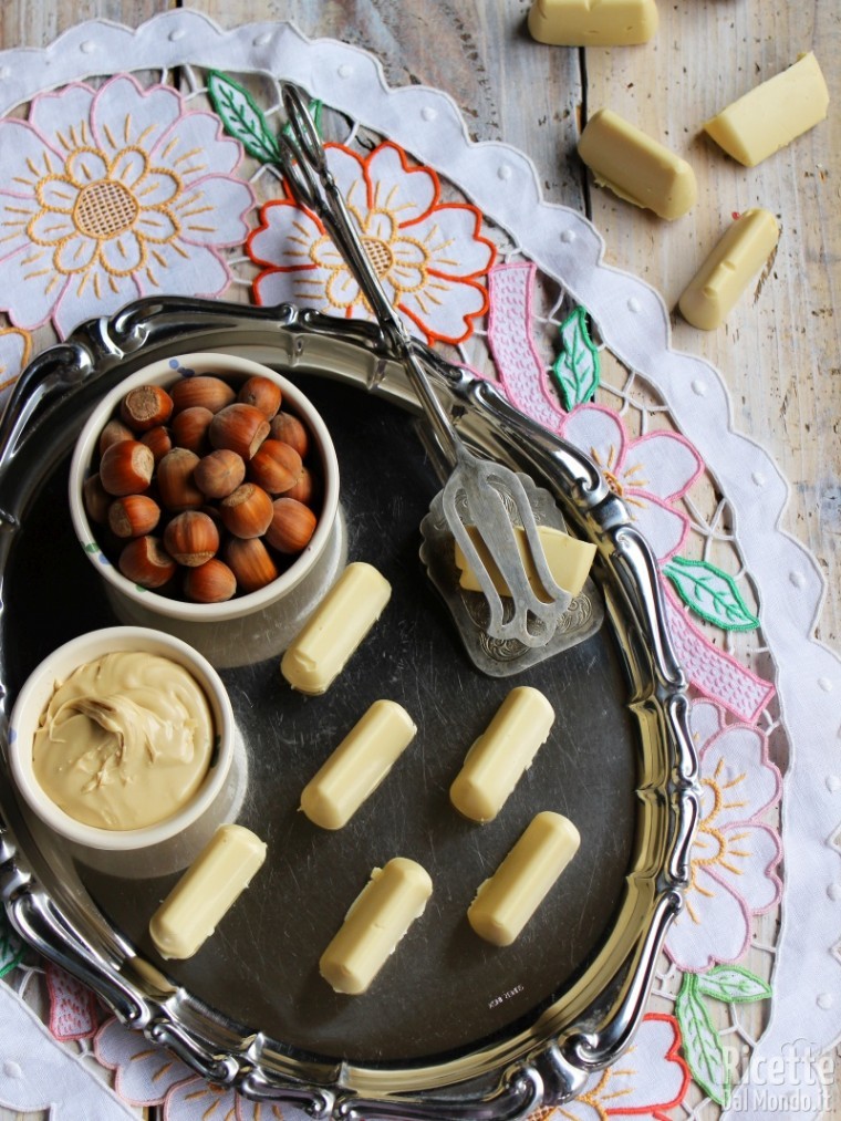 Ricetta Gianduiotti bianchi