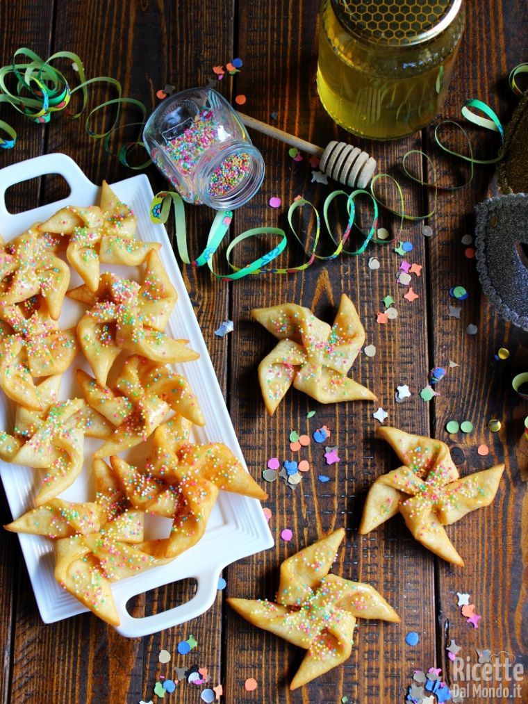Come fare le Girandole dolci di Carnevale