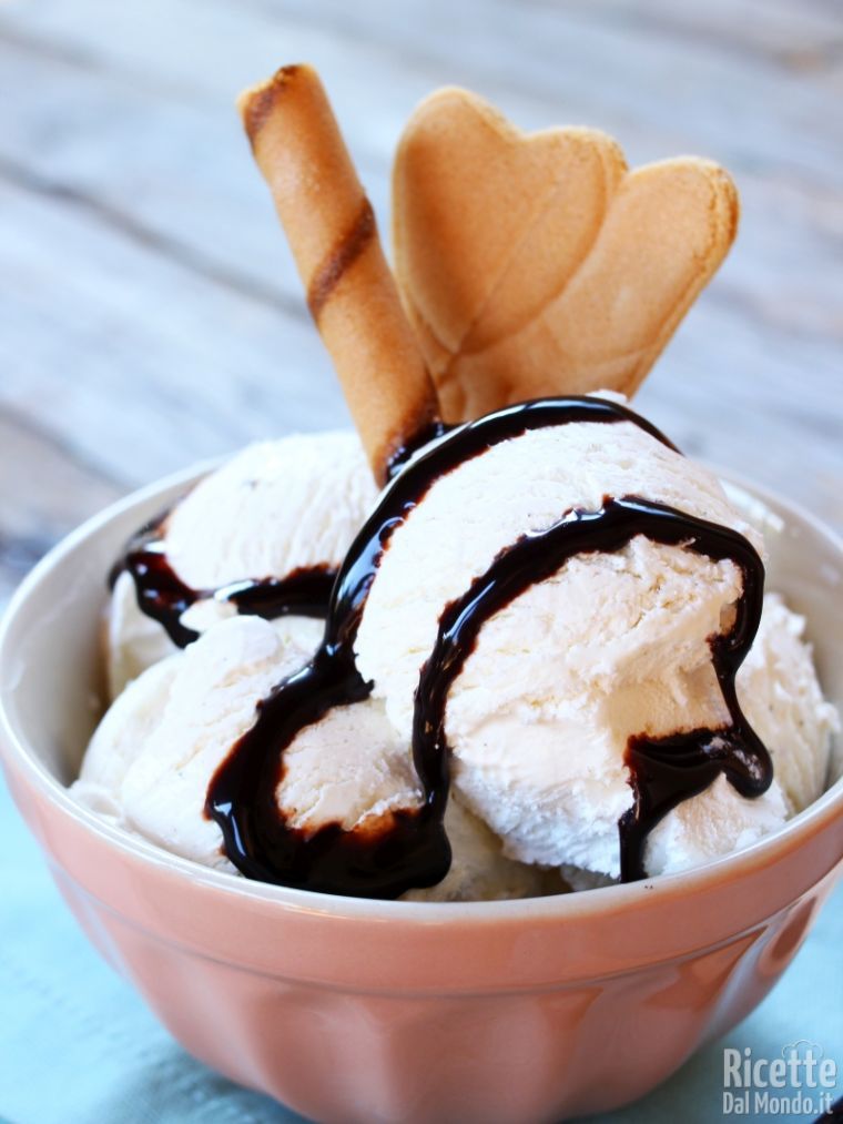 Semplice gelato senza gelatiera