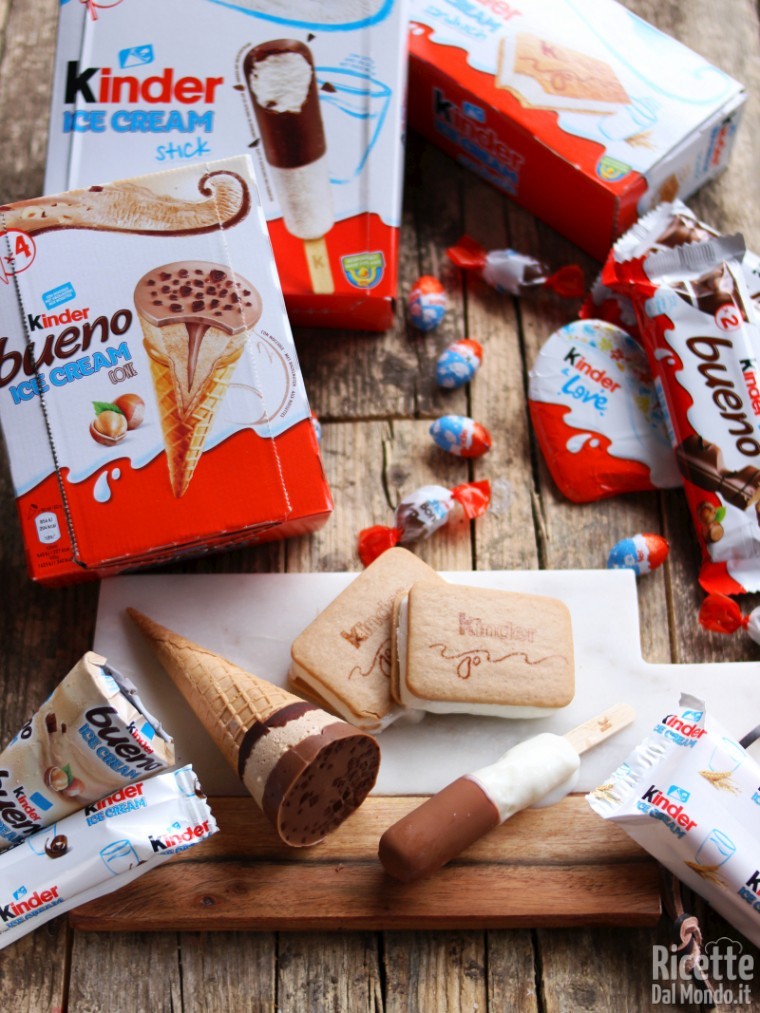 Kinder ice cream gelati, novità 2019