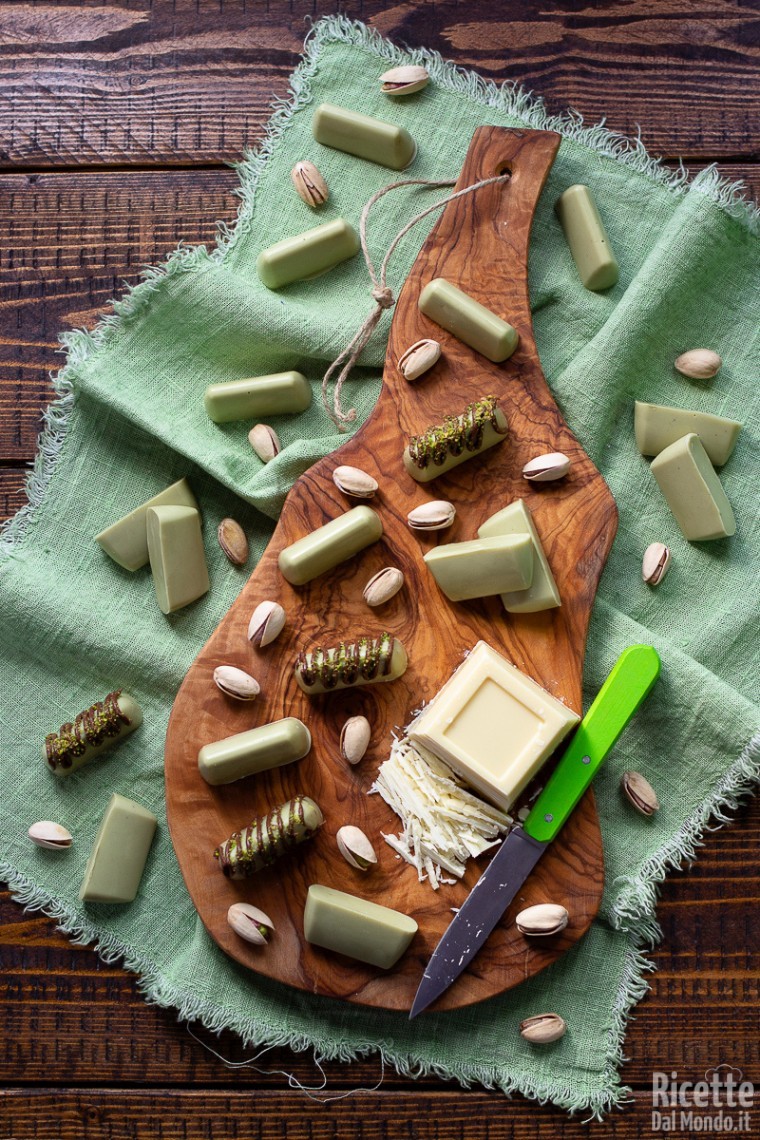 Ricetta gianduiotti al pistacchio